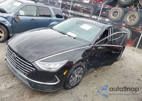 2020 Hyundai Sonata Blue from USA, damaged, VIN KMHL24JJ5LA011558